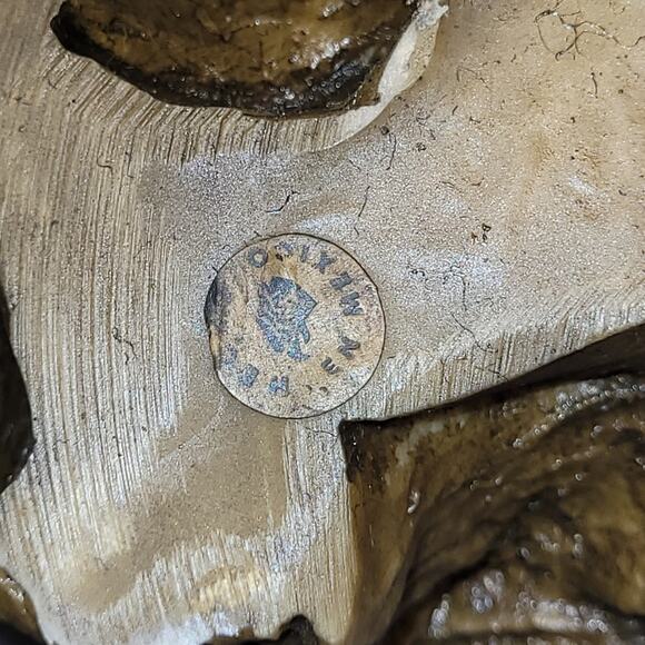 Vintage Perched Pair Of Owl Figurines Retro Mom And Baby 7" Porcelain/Ceramic - Picture 8 of 8